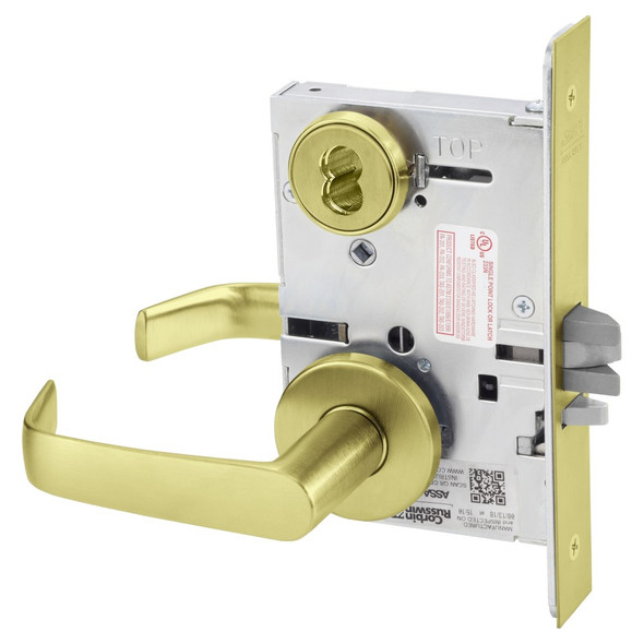 Corbin Russwin ML2069 NSB 606 CL6 Institutional / Privacy Mortise Lock