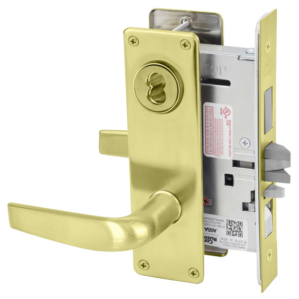 Corbin Russwin ML2067 CSN 606 CL7 Apartment / Dormitory Mortise Lock