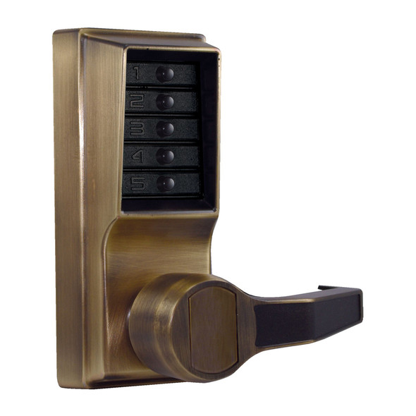 Kaba Access Simplex LR1011-05-41 Right Hand Unican Pushbutton Lock Satin Brass