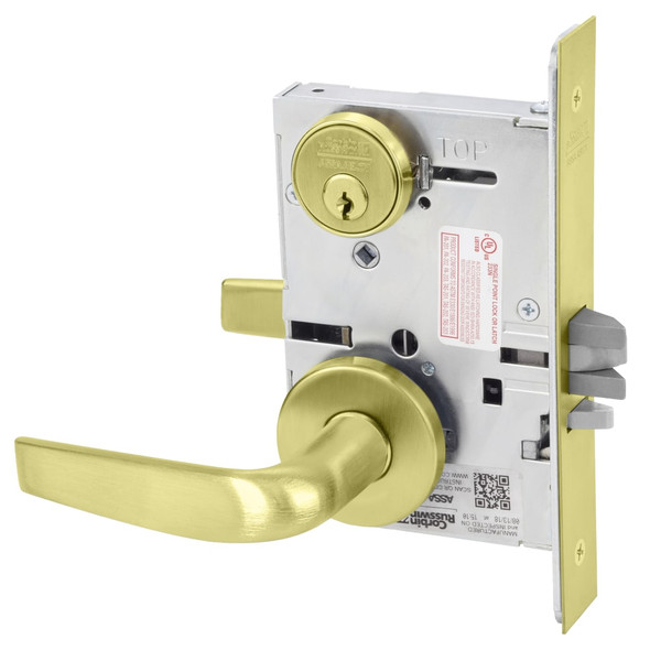 Corbin Russwin ML2052 CSB 606 Classroom Intruder Mortise Lock