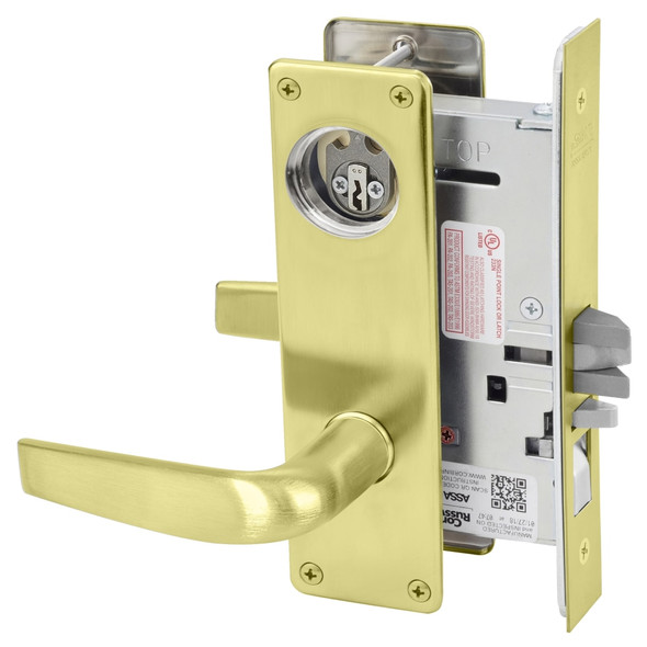 Corbin Russwin ML2051 CSN 606 LC Entrance / Office Mortise Lock