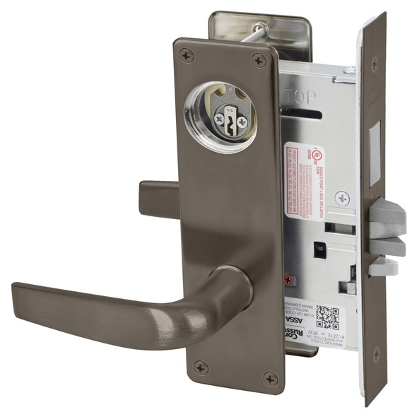 Corbin Russwin ML2029 CSN 613 LC Hotel / Motel Mortise Lock