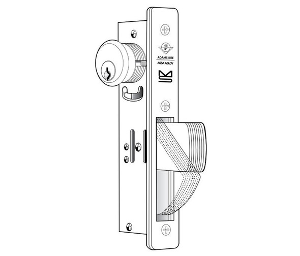 MS1850S-320-335 Adams Rite Aluminum Door Deadlocks