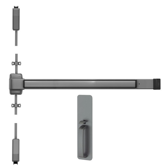 2227TP 4 689 Von Duprin Surface Vertical Rod Exit Devices