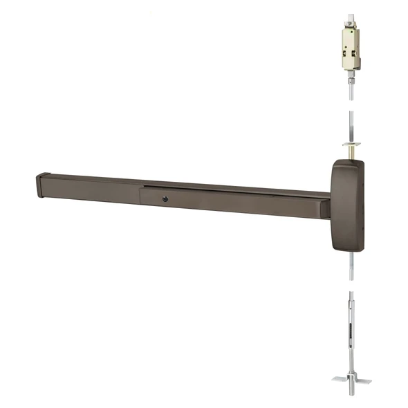 Sargent 1943-AD8615F ETL RHR 10B Concealed Vertical Rod Exit Device