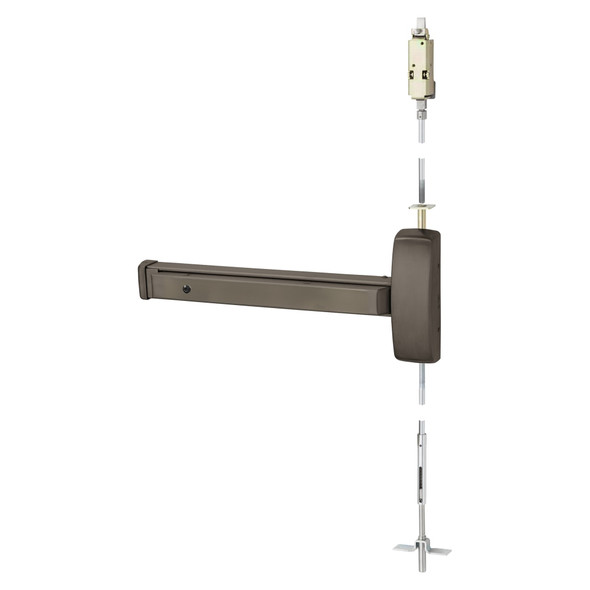 Sargent 19-MD8674E-12V ETW LHR 10B Concealed Vertical Rod Exit Device
