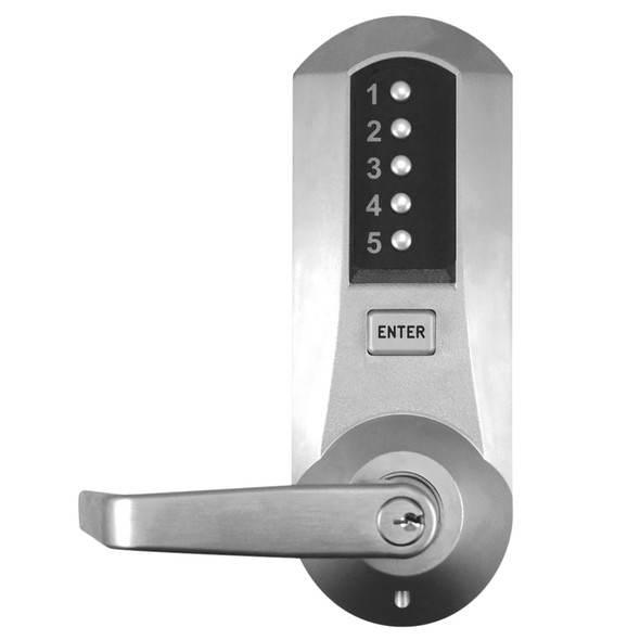 Kaba Simplex 5021XSWL-26D-41 Mechanical Pushbutton Lever Lock W/ Key Override