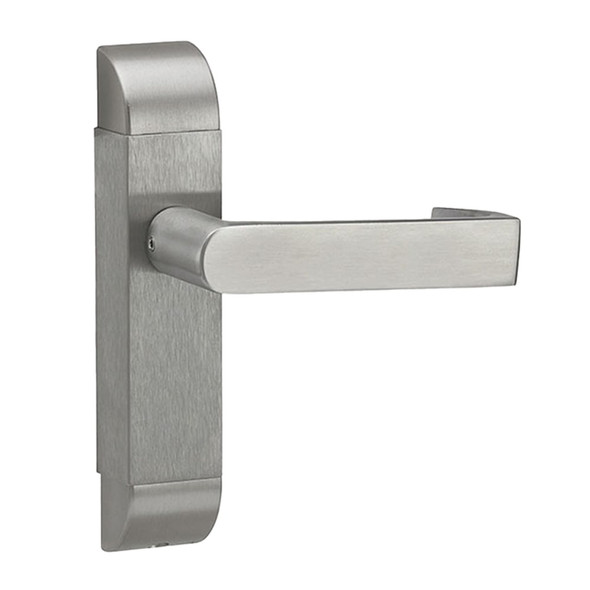 Adams Rite 4600-01-512-32D Heavy Duty Aluminum Door Curved Lever Trim with Return