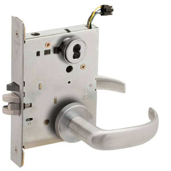 Schlage L9093EUB 17A 626 RX Electrified Mortise Lock