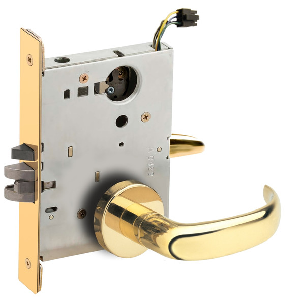 Schlage L9091EL 17A 605 RX Electrified Mortise Lock
