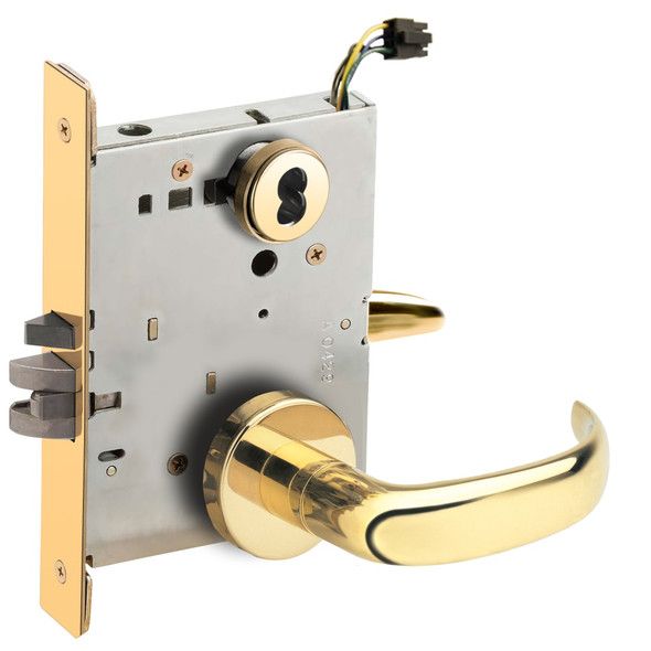 Schlage L9095ELB 17A 605 RX Electrified Mortise Lock