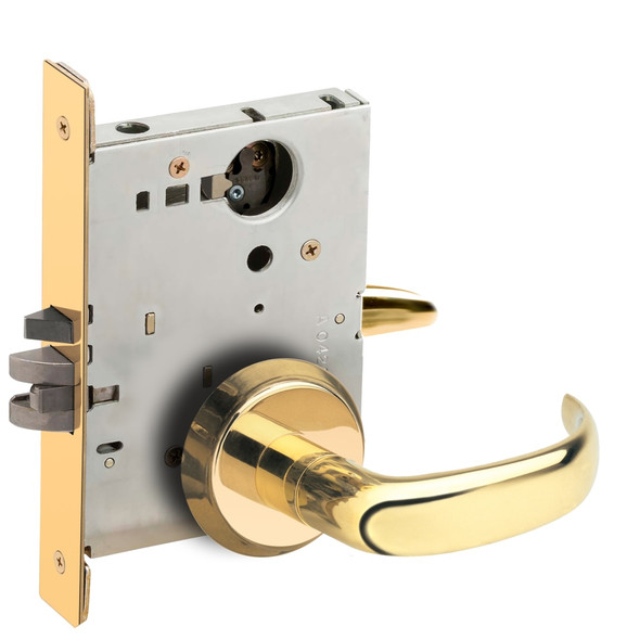 Schlage L9050L 17C 605 Grade 1 Mortise Lock