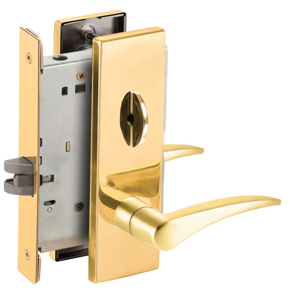 Schlage L9040 12N 605 LH Grade 1 Mortise Lock