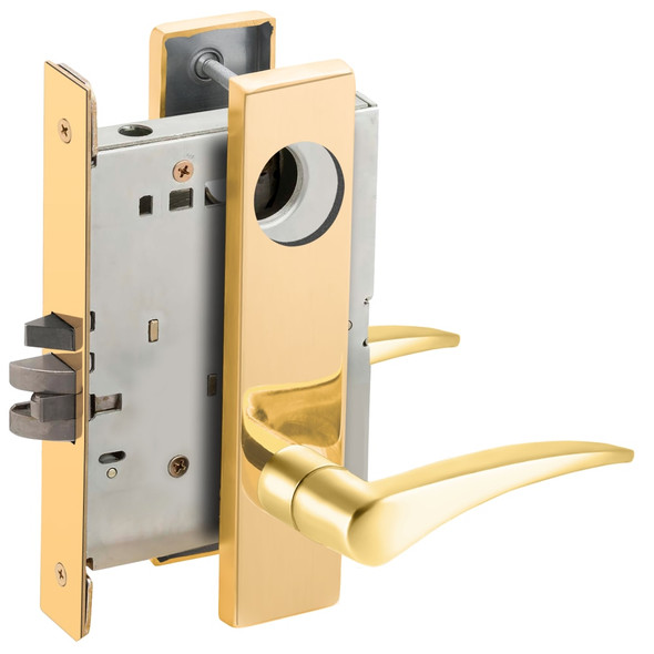 Schlage L9080L 12L 605 RH Grade 1 Mortise Lock