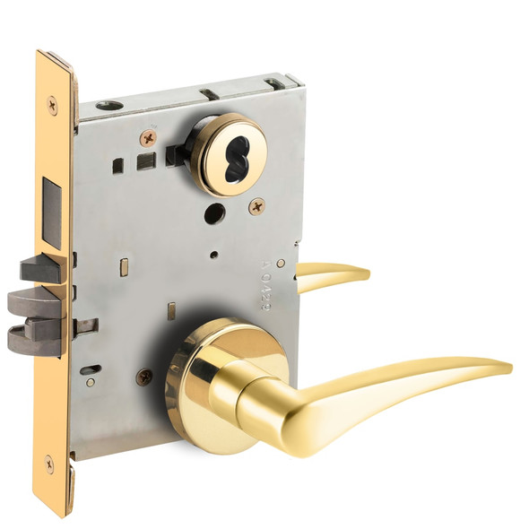 Schlage L9453B 12A 605 RH Grade 1 Mortise Lock