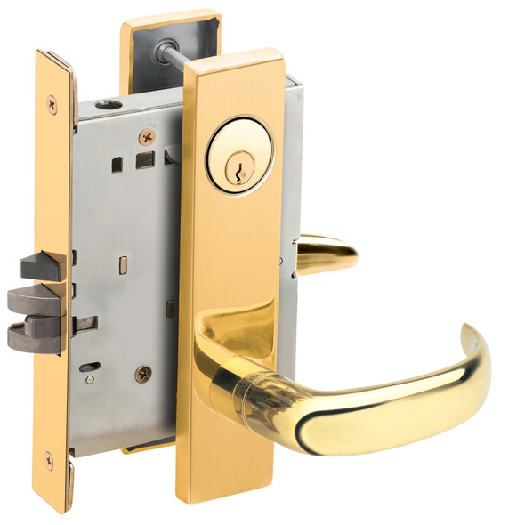 Schlage L9070P 17L 605 Grade 1 Mortise Lock