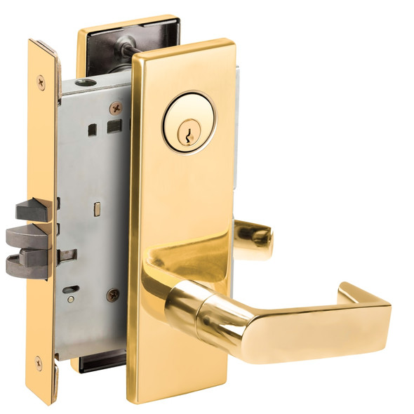 Schlage L9080P 06N 605 Grade 1 Mortise Lock