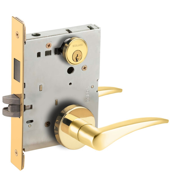 Schlage L9456P 12A 605 RH Grade 1 Mortise Lock
