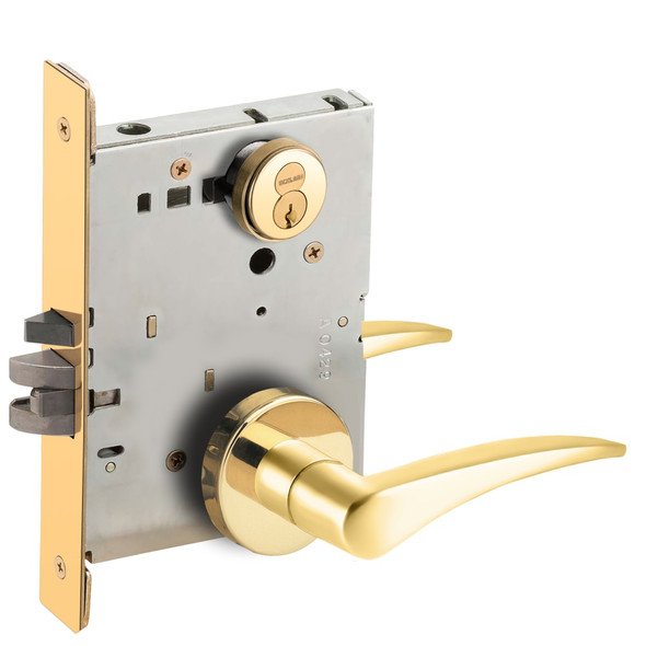 Schlage L9050R 12A 605 LH Grade 1 Mortise Lock