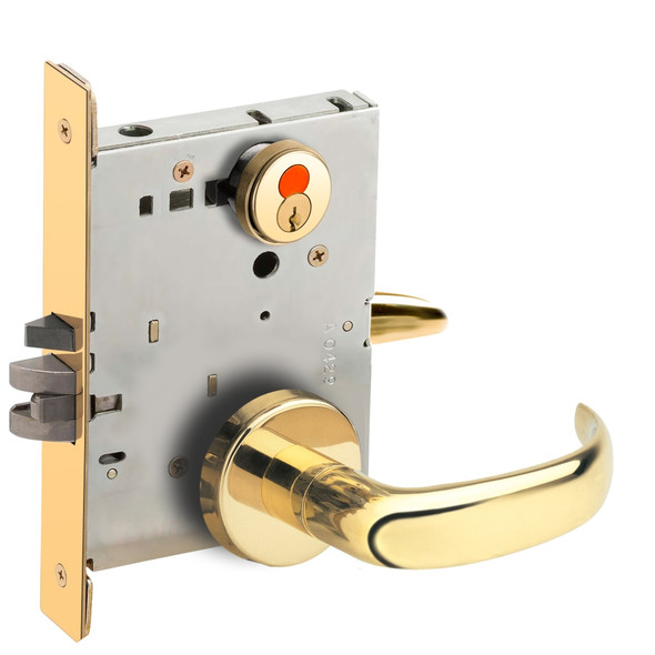 Schlage L9070T 17B 605 Grade 1 Mortise Lock