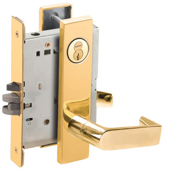 Schlage L9050R 06L 605 Grade 1 Mortise Lock