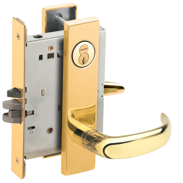 Schlage L9070R 17L 605 Grade 1 Mortise Lock