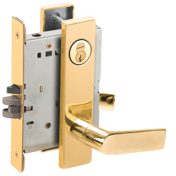 Schlage L9050R 01L 605 Grade 1 Mortise Lock