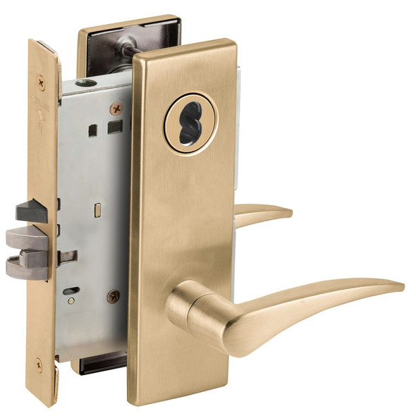 Schlage L9080J 12N 606 RH Grade 1 Mortise Lock