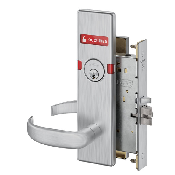 Schlage L9050P 17N 626 OS-OCC Grade 1 Mortise Lock