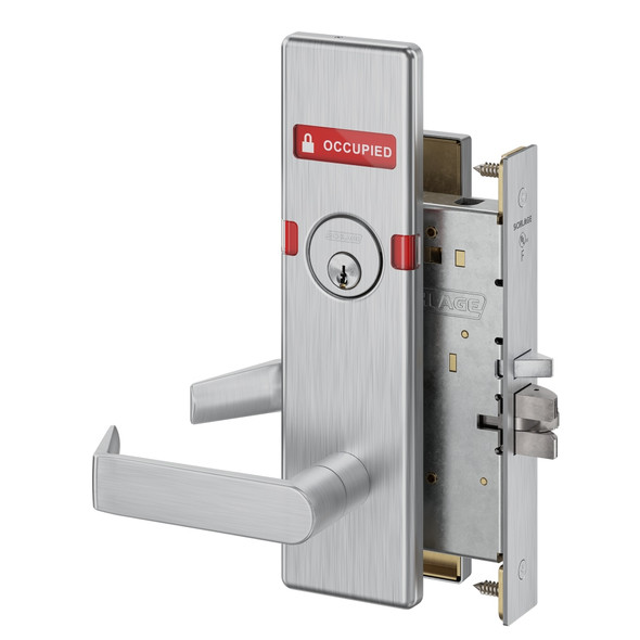 Schlage L9056P 06N 626 OS-OCC Grade 1 Mortise Lock