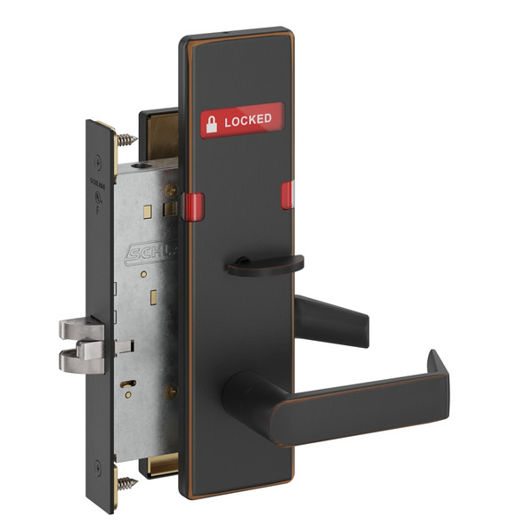 Schlage L9040 06N 643E IS-LOC Grade 1 Mortise Lock