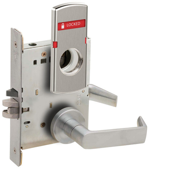 Schlage L9056L 06A 630 OS-LOC Grade 1 Mortise Lock