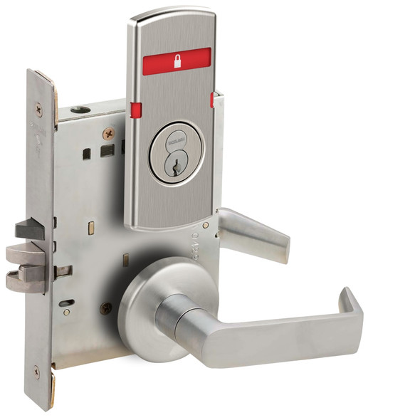 Schlage L9050R 06B 630 OS-SYM Grade 1 Mortise Lock