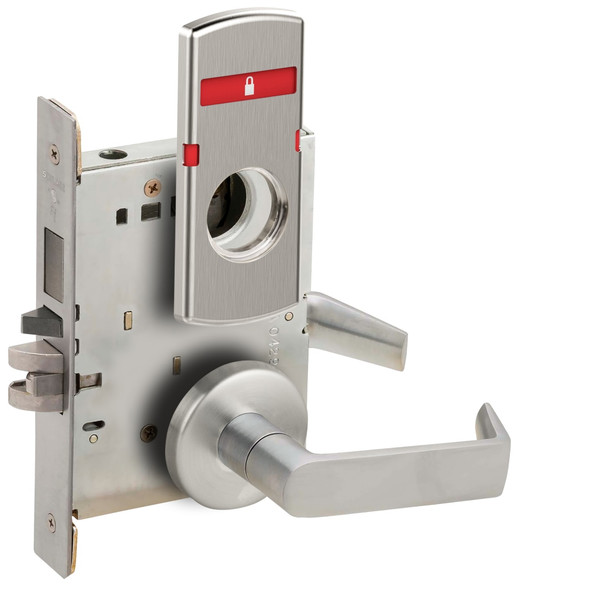 Schlage L9480L 06B 630 OS-SYM Grade 1 Mortise Lock