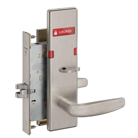 Schlage L9040 07N 630 IS-LOC Grade 1 Mortise Lock