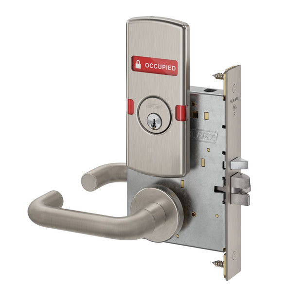 Schlage L9050P 03A 630 OS-OCC Grade 1 Mortise Lock