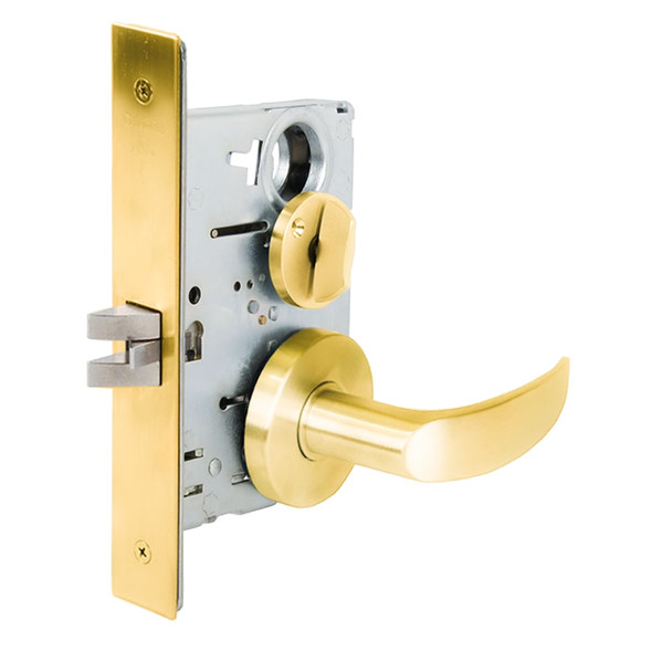Falcon MA321 AG 605 Mortise Lock, Satin Brass