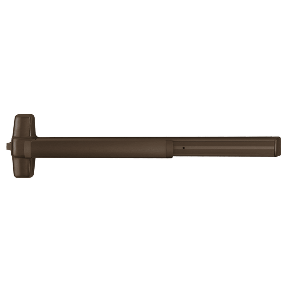 Von Duprin RX99L-17 4 US10B RHR Grade 1 Rim Exit Bar, Wide Stile Pushpad, 48" Device, Classroom Function, 17 Lever with Escutcheon, Request to Exit Switch, Hex Key Dogging, Dark Oxidized Satin Bronze Oil Rubbed Finish, Field Reversible