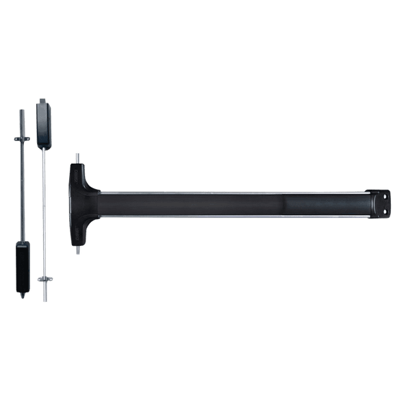 Detex FV50 LD 628 96 36X84 Value Series Wide Stile Surface Vertical Rod Exit Device