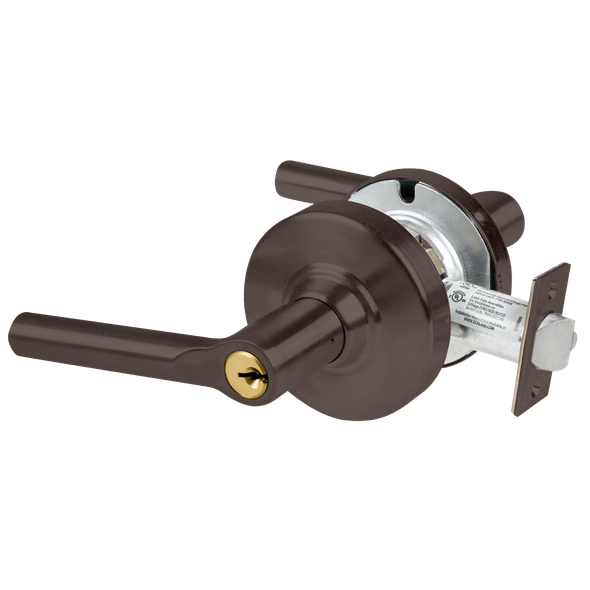 Schlage ALX50P BRW 613 Grade 2 Office Cylindrical Lock with Field Selectable Vandlgard