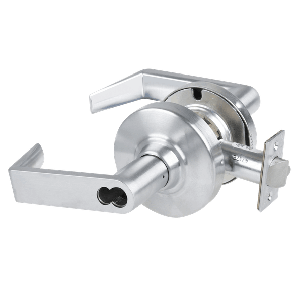 Schlage ALX70J RHO 626AM Grade 2 Classroom Cylindrical Lock with Field Selectable Vandlgard