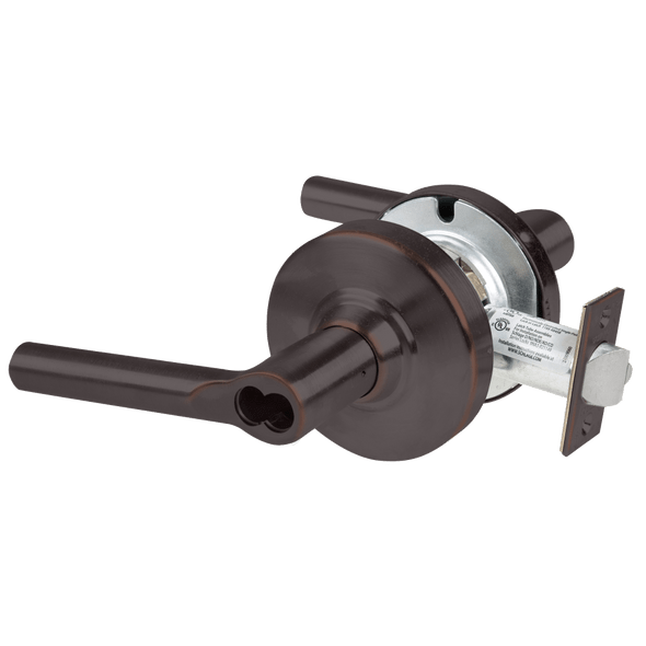 Schlage ALX80B BRW 643E Grade 2 Storeroom Cylindrical Lock with Field Selectable Vandlgard