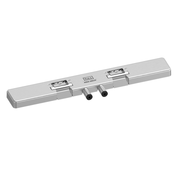 HES 9200N-630-LM Grade 1 Field Selectable (Safe/Secure) 12/24VDC Electric Strike for Glass Double Doors with Vertical Rods