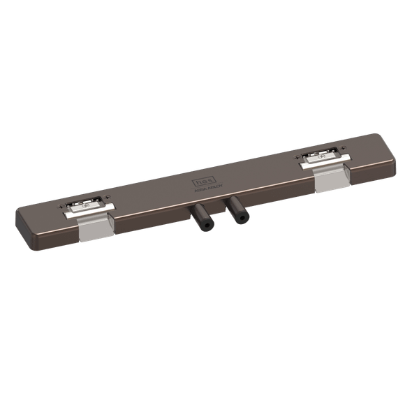 HES 9200W-613E Grade 1 Field Selectable (Safe/Secure) 12/24VDC Electric Strike for Glass Double Doors with Vertical Rods