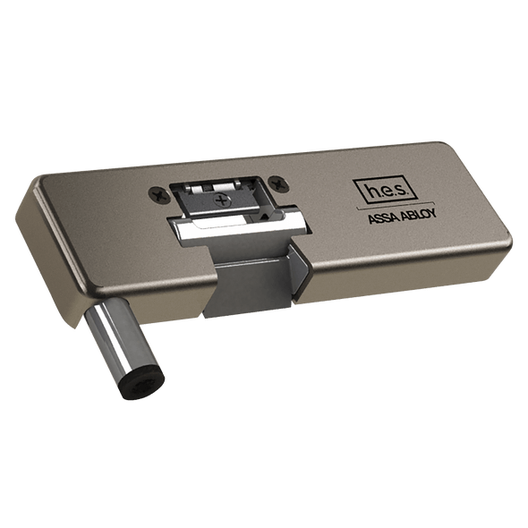 HES 9100R-630-LMS Grade 1 Field Selectable (Safe/Secure) 12/24VDC Electric Strike for Glass Single Doors with Vertical Rods