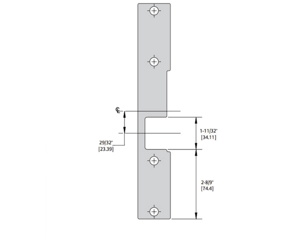 HES K-2 605 Faceplate Only