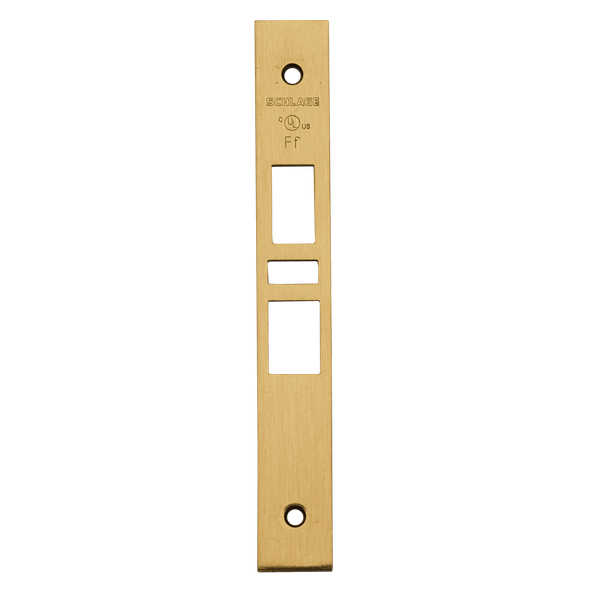 Schlage 09-672 612 Latch x Auxiliary Latch x Deadbolt Armor Front