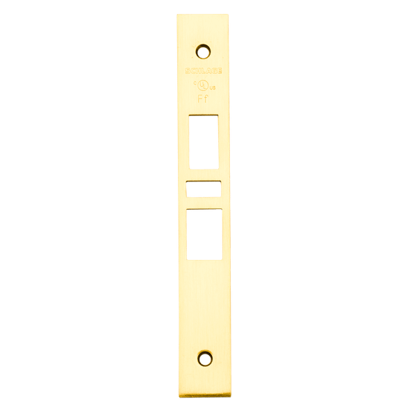Schlage 09-672 605 Latch x Auxiliary Latch x Deadbolt Armor Front