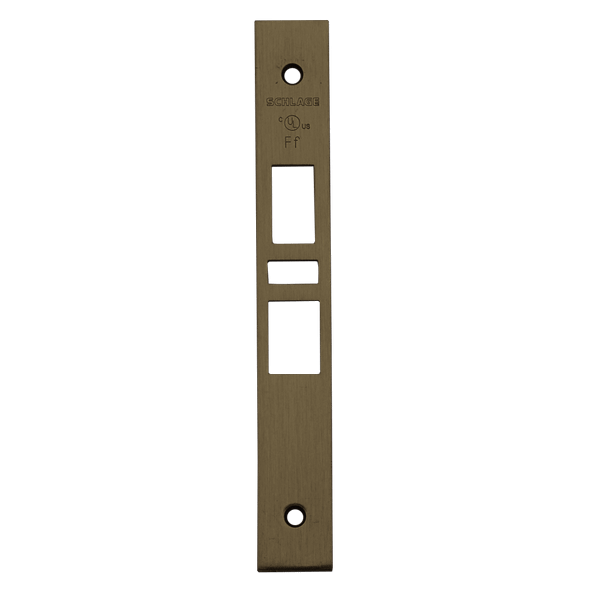 Schlage 09-672 613 Latch x Auxiliary Latch x Deadbolt Armor Front