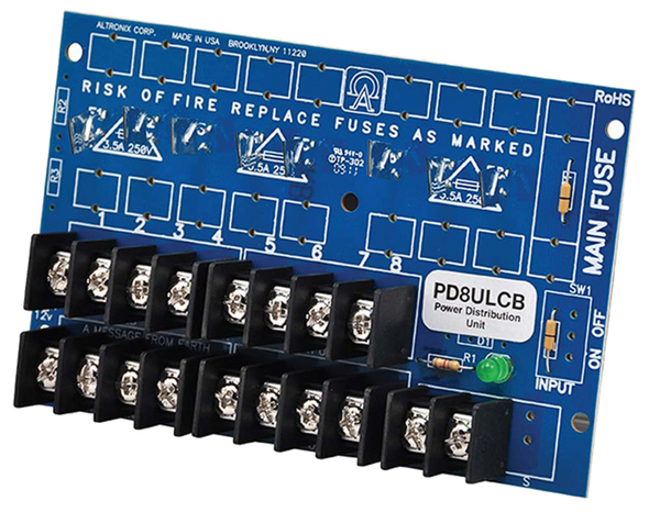 Altronix PD8ULCB UL Listed Power Distribution Module